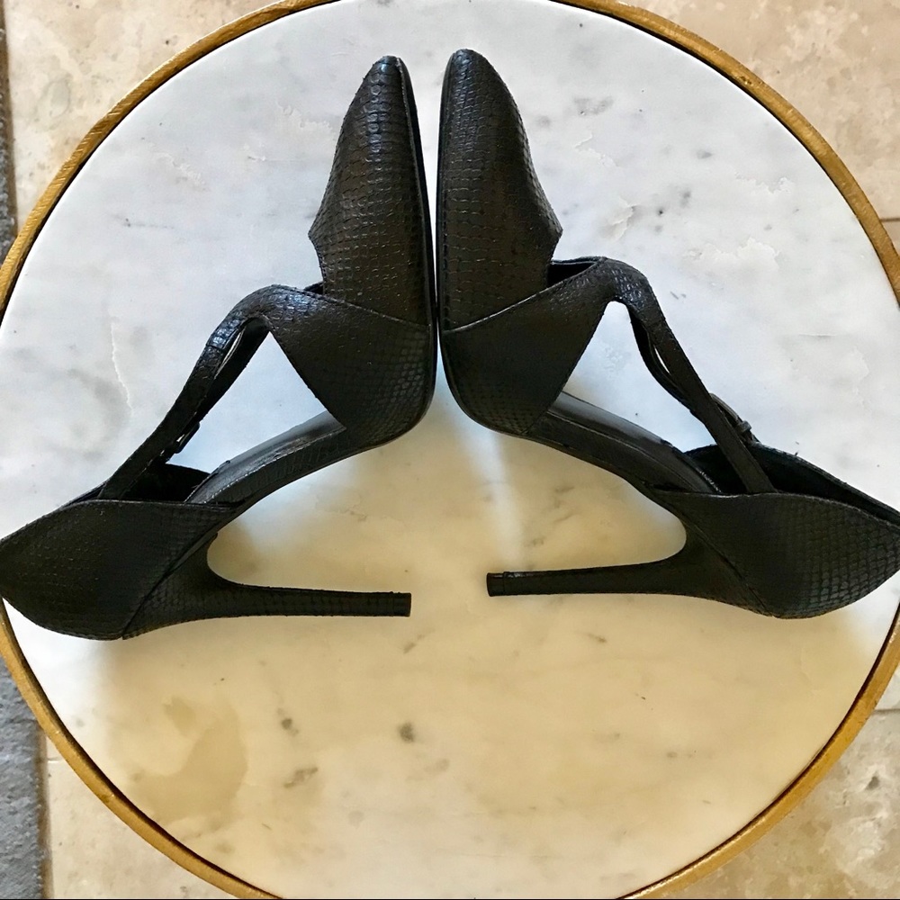 Zara Basic Black Snake Skin - Picture 4 of 4